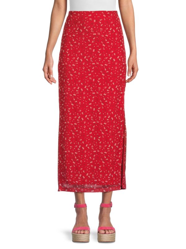 Free People ?Rosalie Floral Maxi Skirt